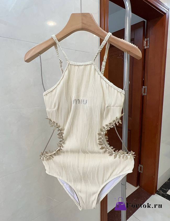 Fortok MiuMiu Swimsuit Beige - 1