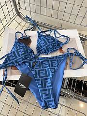 Fortok Fendi Swimsuit Blue - 4
