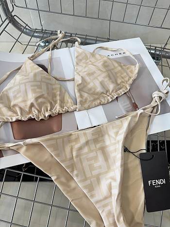 Fortok Fendi Swimsuit Beige