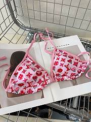 Fortok Louis Vuitton Monogram Swimsuit Pink - 5