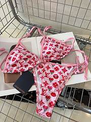 Fortok Louis Vuitton Monogram Swimsuit Pink - 2