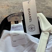 Fortok Chanel One-piece Swimsuit Black - 2