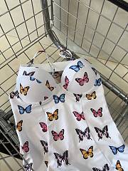 Fortok Versace Butterfly Pattern Swimsuit White - 2