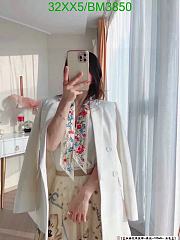 Fortok Dior Hibiscus Silk Scarf 6x105cm - 4