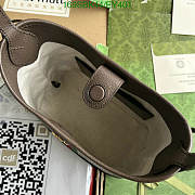 Fortok Gucci Medium Ophidia GG Shoulder Bag Brown 23x21x12cm - 5
