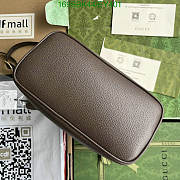 Fortok Gucci Medium Ophidia GG Shoulder Bag Brown 23x21x12cm - 4