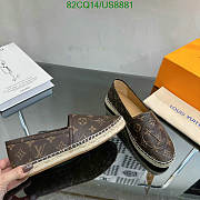 Fortok Louis Vuitton Bidart Logo Embossed Slip-on Brown - 2