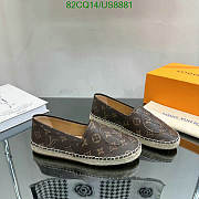 Fortok Louis Vuitton Bidart Logo Embossed Slip-on Brown - 4
