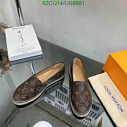 Fortok Louis Vuitton Bidart Logo Embossed Slip-on Brown - 6