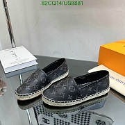 Fortok Louis Vuitton Bidart Logo Embossed Slip-on Black - 2