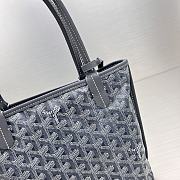 Fortok Goyard Mini Tote Bag Grey & Black - 4