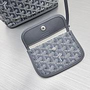 Fortok Goyard Mini Tote Bag Grey & Black - 3