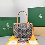 Fortok Goyard Mini Tote Bag Black & Brown - 1