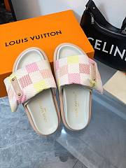Fortok Louis Vuitton Pool Pillow Flat Comfort Mules Rose Clair - 5