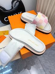 Fortok Louis Vuitton Pool Pillow Flat Comfort Mules Rose Clair - 3