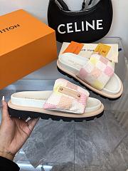 Fortok Louis Vuitton Pool Pillow Flat Comfort Mules Rose Clair - 2