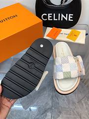 Fortok Louis Vuitton Pool Pillow Flat Comfort Mules Bleu Clair - 2