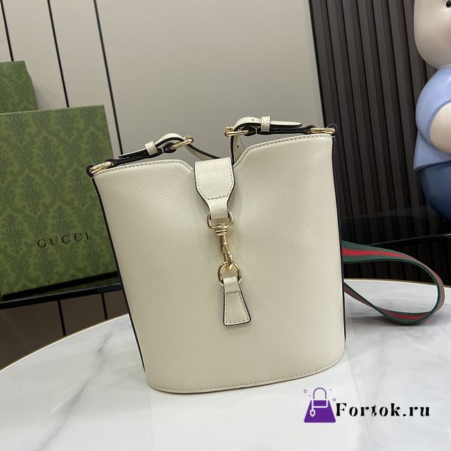 Fortok Gucci Original Mini Bucket Bag White 782908 18.5x20.5x12.5cm - 1