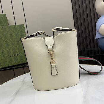 Fortok Gucci Original Mini Bucket Bag White 782908 18.5x20.5x12.5cm