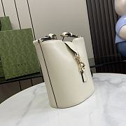 Fortok Gucci Original Mini Bucket Bag White 782908 18.5x20.5x12.5cm - 5