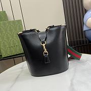 Fortok Gucci Original Mini Bucket Bag Black 782908 18.5x20.5x12.5cm - 1