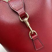 Fortok Gucci Original Mini Bucket Bag Red 782908 18.5x20.5x12.5cm - 2