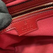 Fortok Gucci Original Mini Bucket Bag Red 782908 18.5x20.5x12.5cm - 5