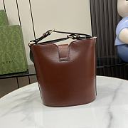 Fortok Gucci Original Mini Bucket Bag Brown 782908 18.5x20.5x12.5cm - 6