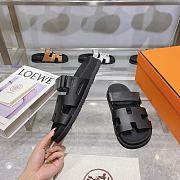 Fortok Hermes Chypre Sandals Black - 4