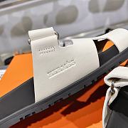 Fortok Hermes Chypre Sandals White - 6