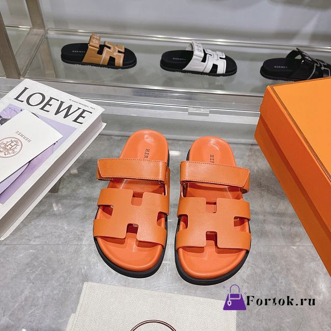Fortok Hermes Chypre Sandals Orange - 1