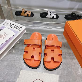 Fortok Hermes Chypre Sandals Orange