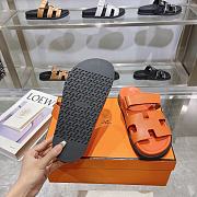 Fortok Hermes Chypre Sandals Orange - 5