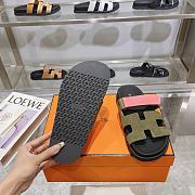 Fortok Hermes Chypre Sandal Green & Pink  - 6