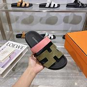 Fortok Hermes Chypre Sandal Green & Pink  - 4