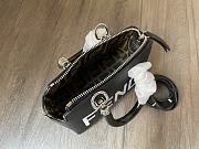 Fortok Fendi By The Way Boston Mini Bag Black 18.5x8.5x17cm - 6