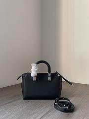 Fortok Fendi By The Way Boston Mini Bag Black 18.5x8.5x17cm - 3