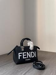 Fortok Fendi By The Way Boston Mini Bag Black 18.5x8.5x17cm - 4