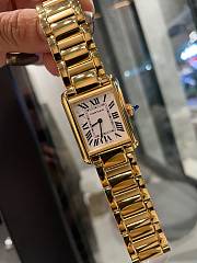 Fortok Cartier Tank Must Watch in Gold - 3