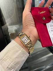 Fortok Cartier Tank Must Watch in Gold - 5