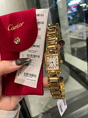 Fortok Cartier Tank Must Watch in Gold - 4