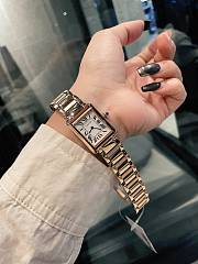 Fortok Cartier Tank Must Watch in Rose Gold - 3