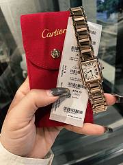 Fortok Cartier Tank Must Watch in Rose Gold - 6