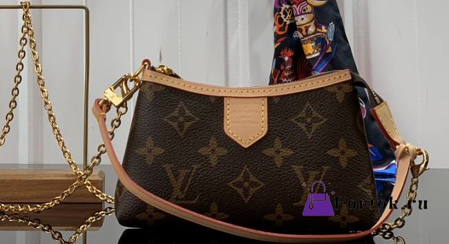 Fortok Louis Vuitton Mini Pochette Monogram Canvas Bag M40309 16.5x10x3cm - 1