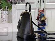 Fortok Louis Vuitton Alma Backpack Black M25103 15x20x10cm - 6