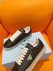 Fortok Prada Black Leather Low-Top Sneakers  - 6