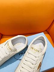 Fortok Prada White Leather Low-Top Sneakers - 4