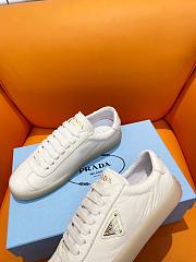 Fortok Prada White Leather Low-Top Sneakers - 2