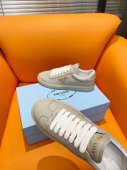 Fortok Prada Beige Leather Low-Top Sneakers - 3