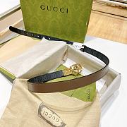 Fortok Gucci Double G Buckle Reversible Belt Black & Brown - 4